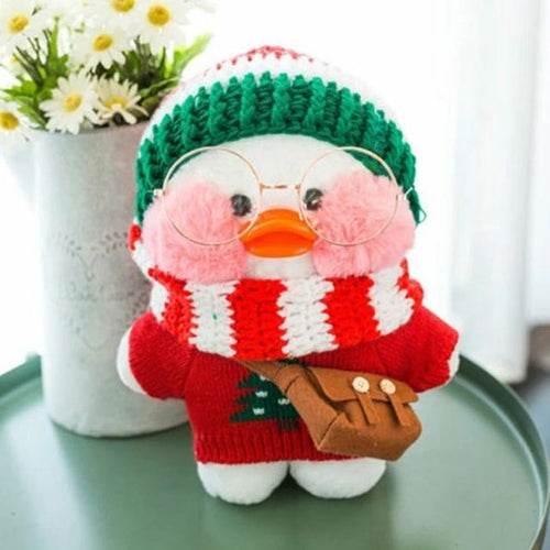 Adorable 30cm Lalafanfan Ducks Plush Toy - Soft Korean Doll for All Ages - ToylandEU