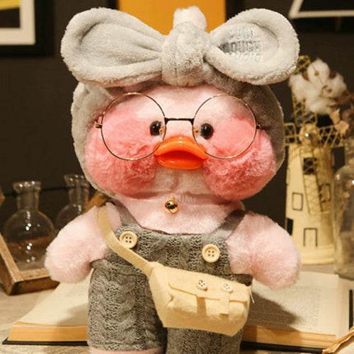 Adorable 30cm Lalafanfan Ducks Plush Toy - Soft Korean Doll for All Ages - ToylandEU