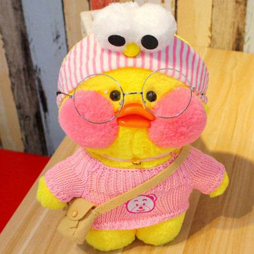 Adorable 30cm Lalafanfan Ducks Plush Toy - Soft Korean Doll for All Ages - ToylandEU