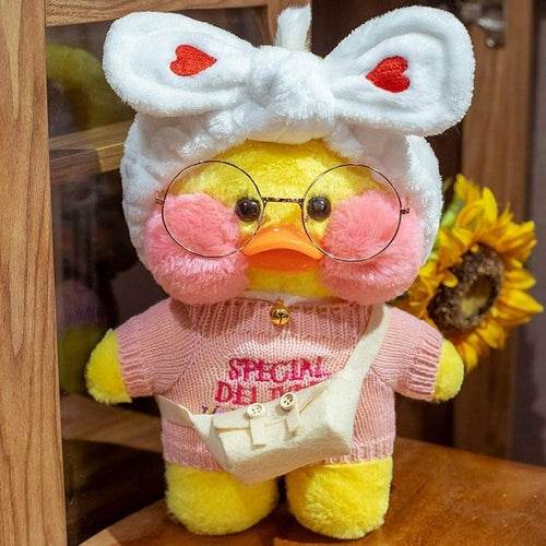 Adorable 30cm Lalafanfan Ducks Plush Toy - Soft Korean Doll for All Ages - ToylandEU