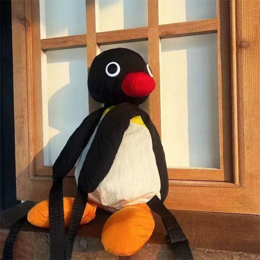 Adorable 38cm Black Penguin Plush Backpack - Soft, Cute & Fun for All! - ToylandEU