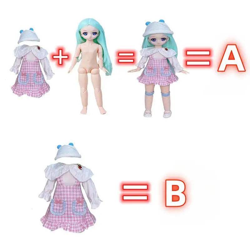 Adorable 3D Big Eyed Boyfriend Doll with Customizable Clothing for Kids and Collectors - ToylandEU