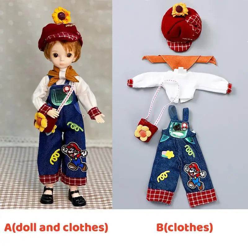 Adorable 3D Big Eyed Boyfriend Doll with Customizable Clothing for Kids and Collectors - ToylandEU