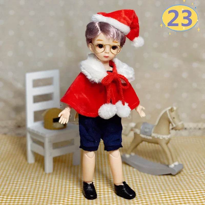Adorable 3D Big Eyed Boyfriend Doll with Customizable Clothing for Kids and Collectors - ToylandEU