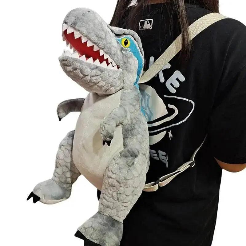  Adorable 40cm Dinosaur Plush Backpack – Triceratops & T-Rex Fun! -  ToylandEU™