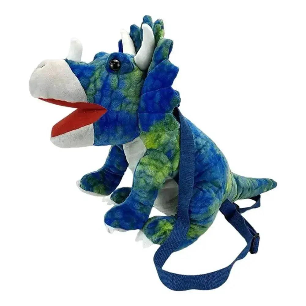  Adorable 40cm Dinosaur Plush Backpack – Triceratops & T-Rex Fun! -  ToylandEU™