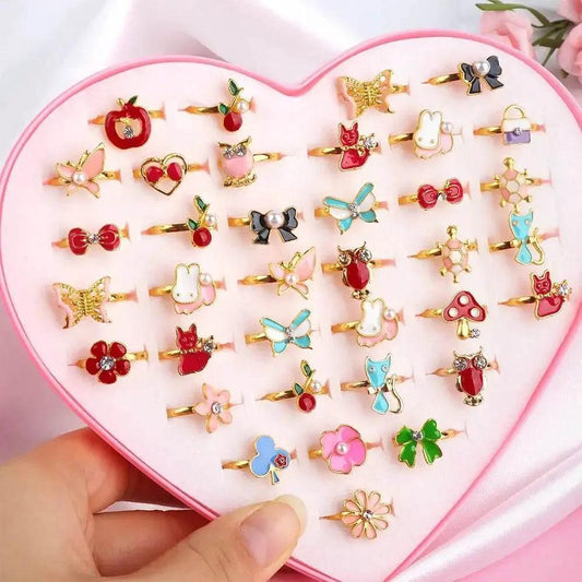  Adorable Adjustable Rings for Kids with Cartoon Animals -  ToylandEU™