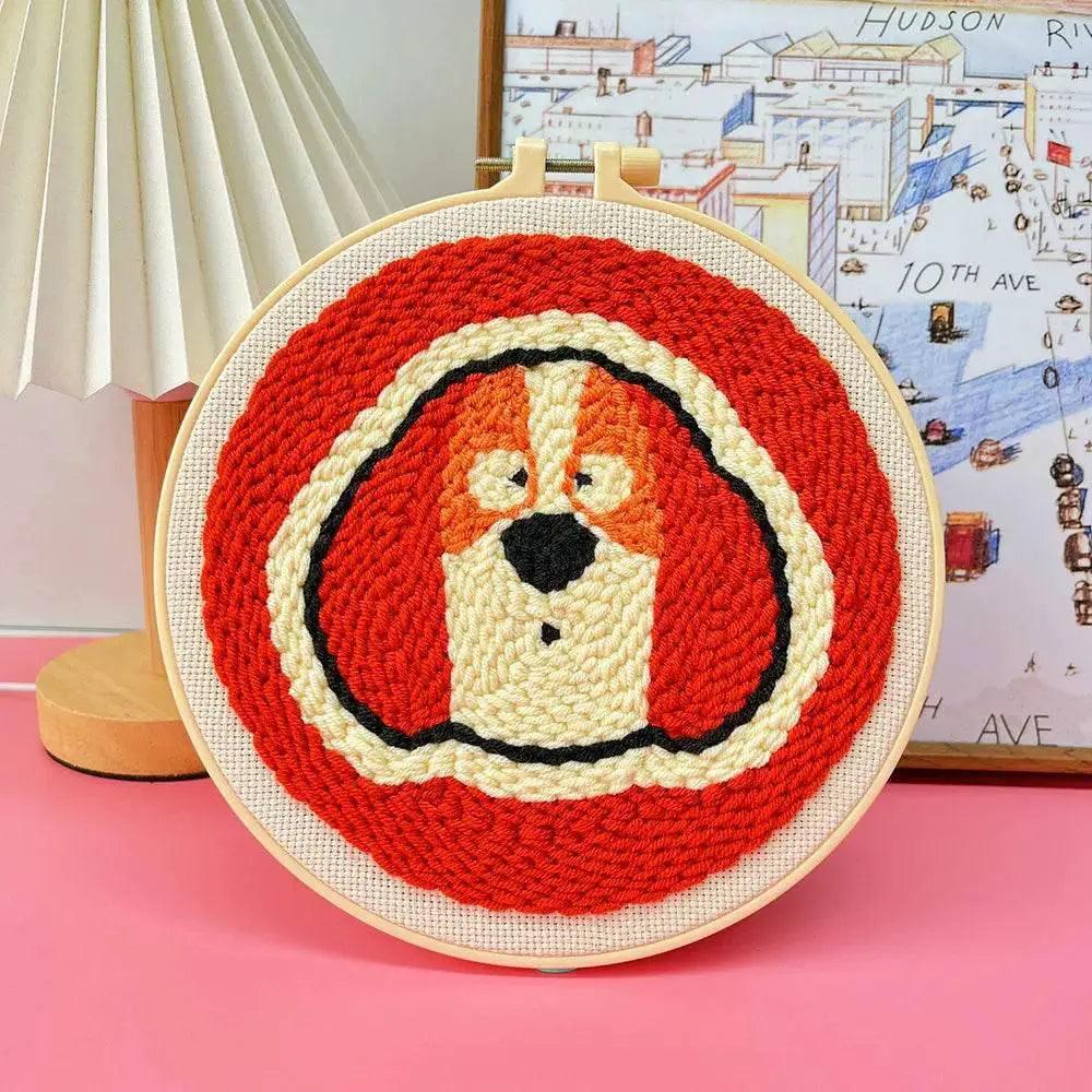  Adorable Animal-Themed Punch Needle Embroidery Set -  ToylandEU™