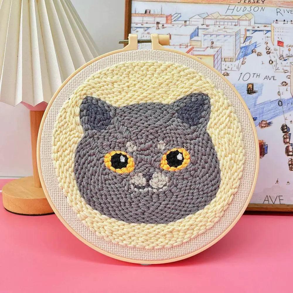  Adorable Animal-Themed Punch Needle Embroidery Set -  ToylandEU™