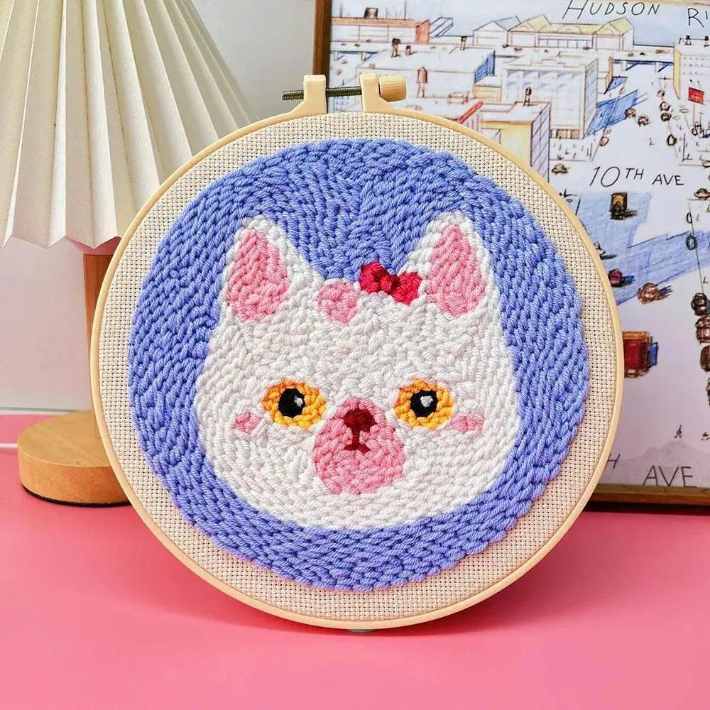  Adorable Animal-Themed Punch Needle Embroidery Set -  ToylandEU™