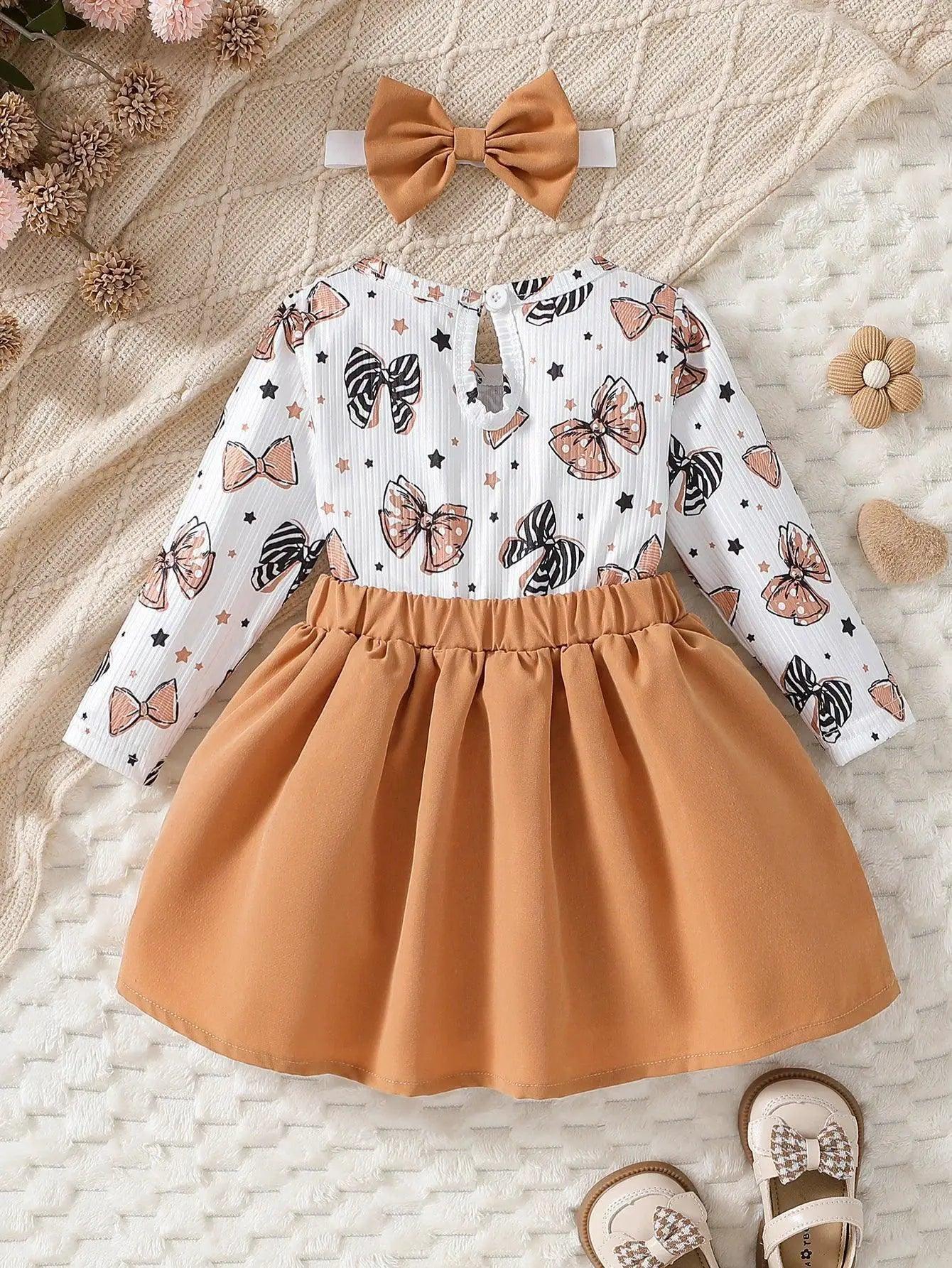  Adorable Baby Girl Dress 0To1Y Cartoon Bow Toyland EU -  ToylandEU™
