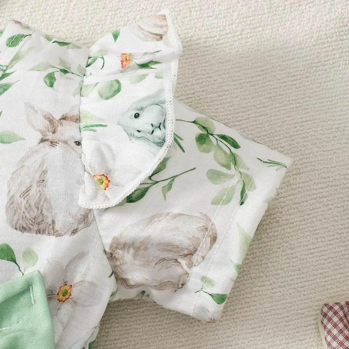  Adorable Baby Girl Dress Bunny Print Bow - Toyland EU -  ToylandEU™