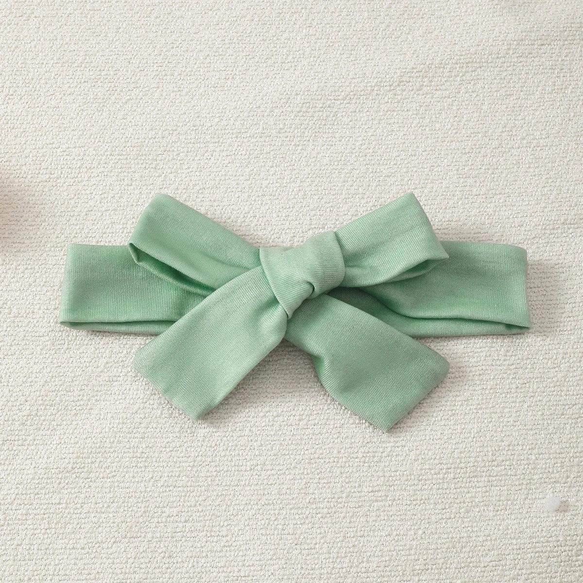 Adorable Baby Girl Dress With Bunny Plant Print Bow For 0 To 2 Year Olds Summer Wear - ToylandEU
