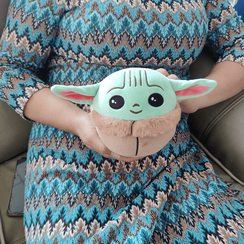 Adorable Baby Yoda Plush Toy - Star Wars Kawaii Cushion for Kids - ToylandEU