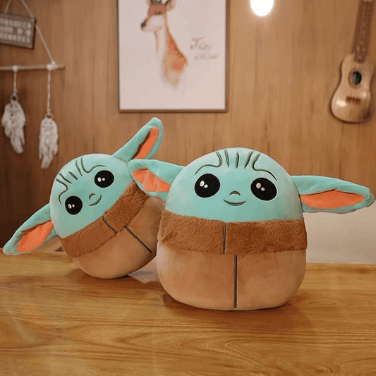 Adorable Baby Yoda Plush Toy - Star Wars Kawaii Cushion for Kids - ToylandEU