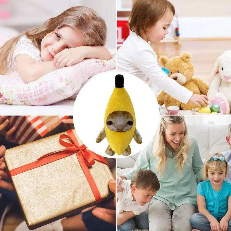 Adorable Banana Cat Plush Toy - Perfect Gift for Cat Lovers & Decor - ToylandEU