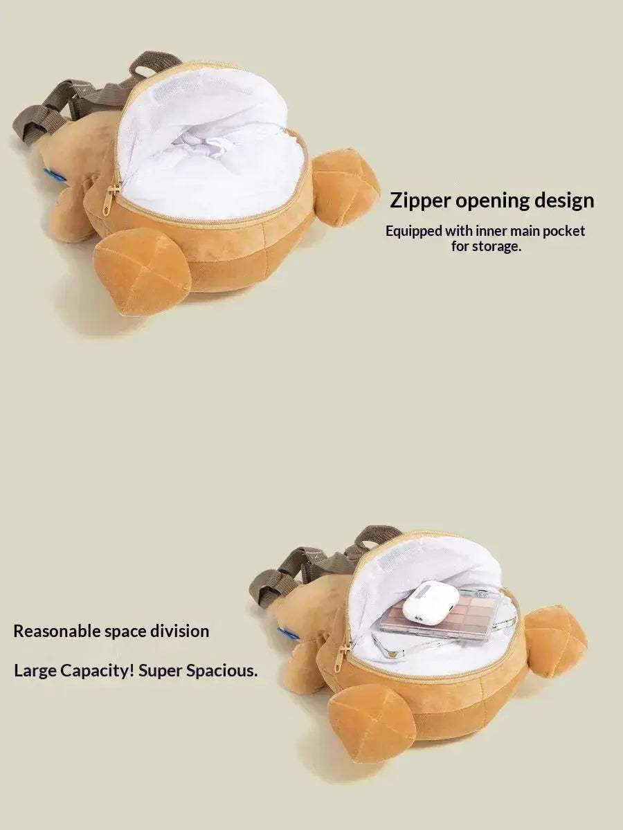 Adorable Bear Plush Backpack For Girls Travel Companion - ToylandEU