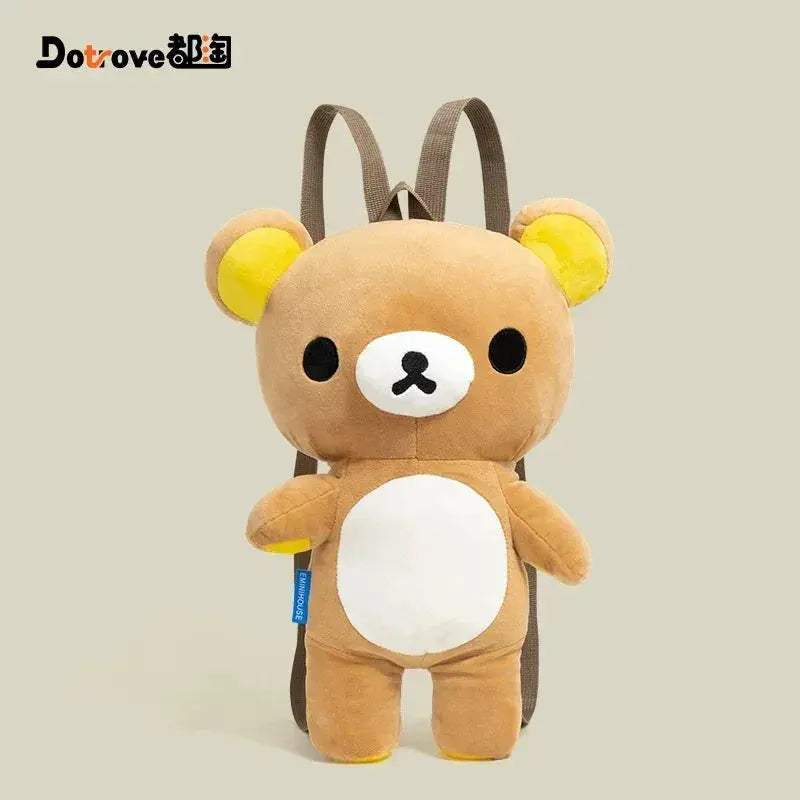 Adorable Bear Plush Backpack For Girls Travel Companion - ToylandEU
