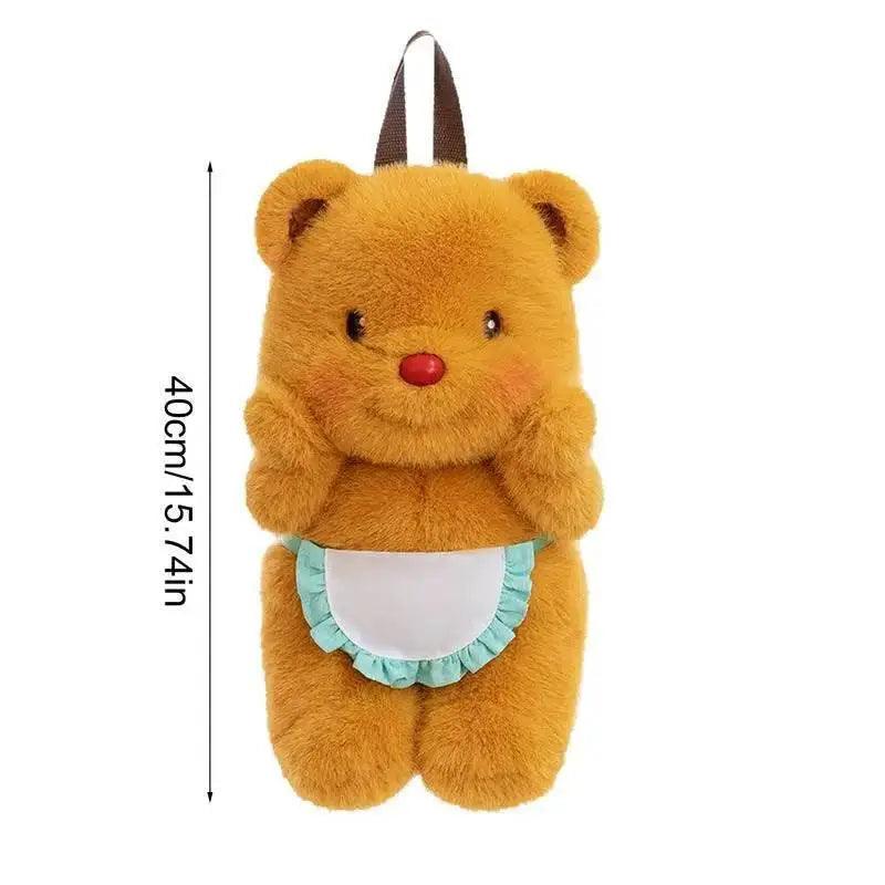  Adorable Bear Plush Backpack - Fun Cartoon Bag for Kids & Teens -  ToylandEU™