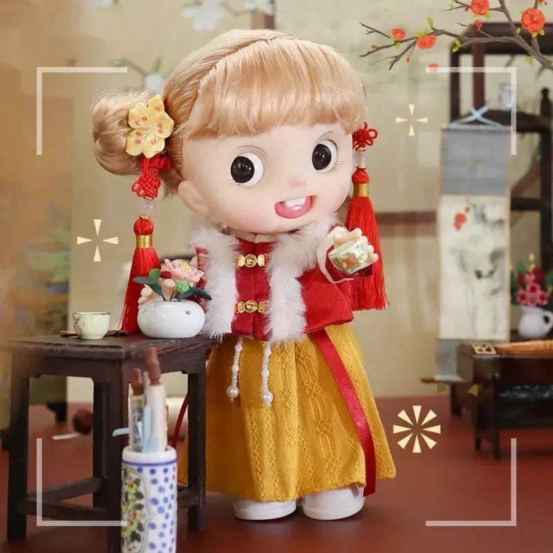 Adorable Big Head Bunny Doll For Christmas Gift Delight - ToylandEU