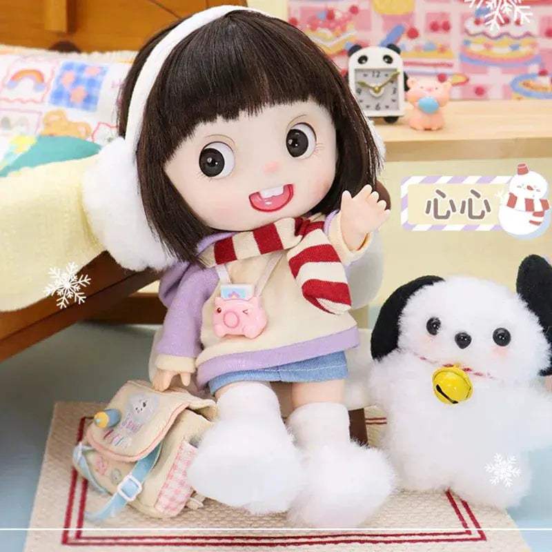 Adorable Big Head Bunny Doll For Christmas Gift Delight - ToylandEU