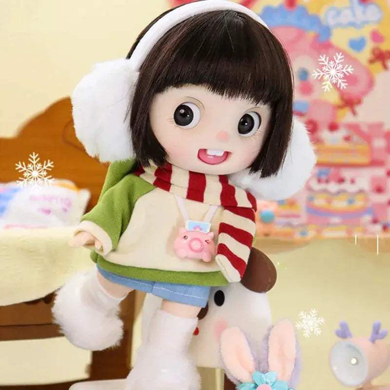 Adorable Big Head Bunny Doll For Christmas Gift Delight - ToylandEU