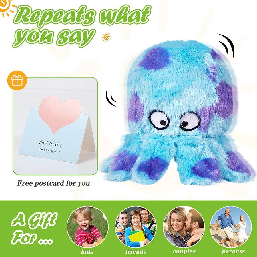 Adorable Blue Octopus Musical Plush Toy - Perfect Gift for Kids! - ToylandEU