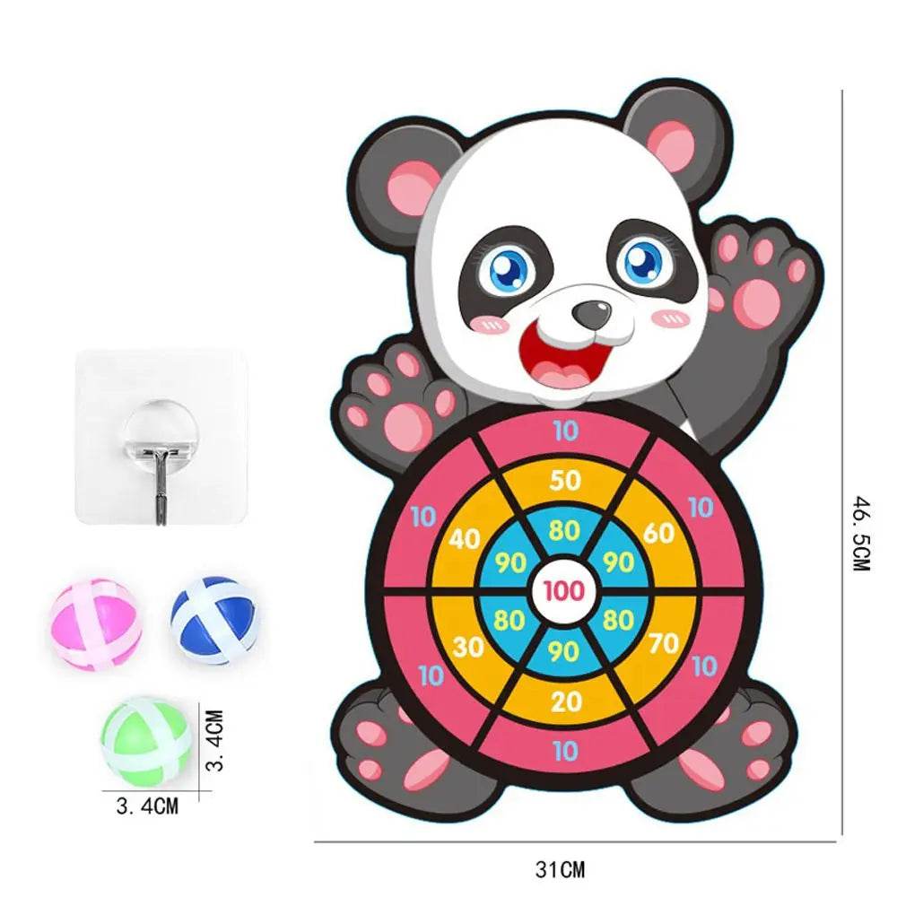 Adorable Cartoon Animal Sticky Ball Dartboard Game for Kids - ToylandEU