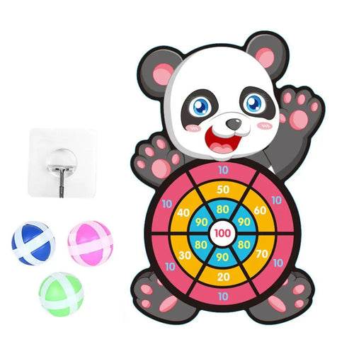 Adorable Cartoon Animal Sticky Ball Dartboard Game for Kids - ToylandEU