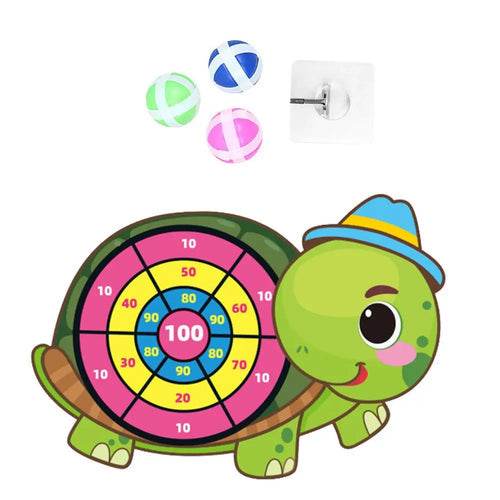 Adorable Cartoon Animal Sticky Ball Dartboard Game for Kids - ToylandEU