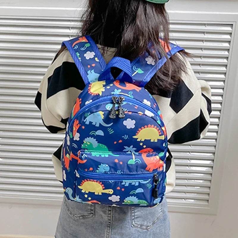 Adorable Cartoon Dinosaur Unicorn Pattern Kids School Backpack Waterproof For Boys And Girls Kindergarten - ToylandEU