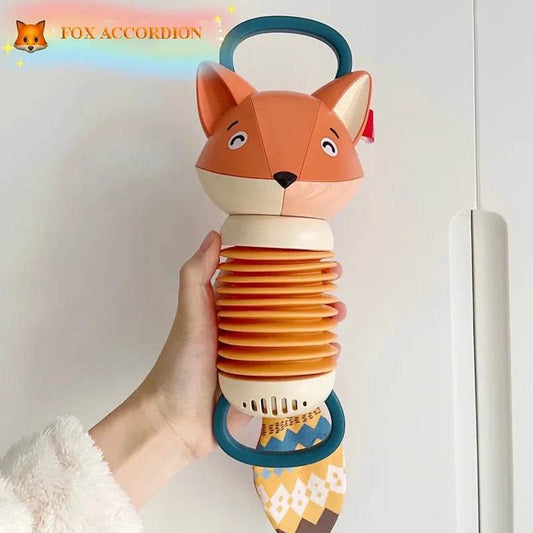 Adorable Cartoon Fox Accordion Toy for Kids - Musical Fun & Learning! - ToylandEU