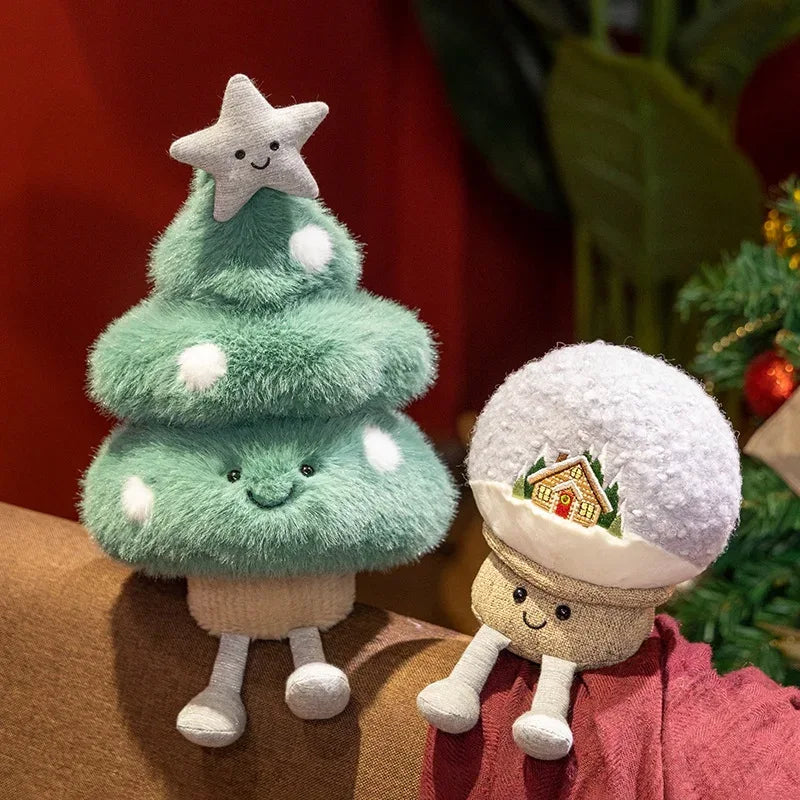 Adorable Christmas Plush Toy Set Soft Apple Doll For Kids - ToylandEU