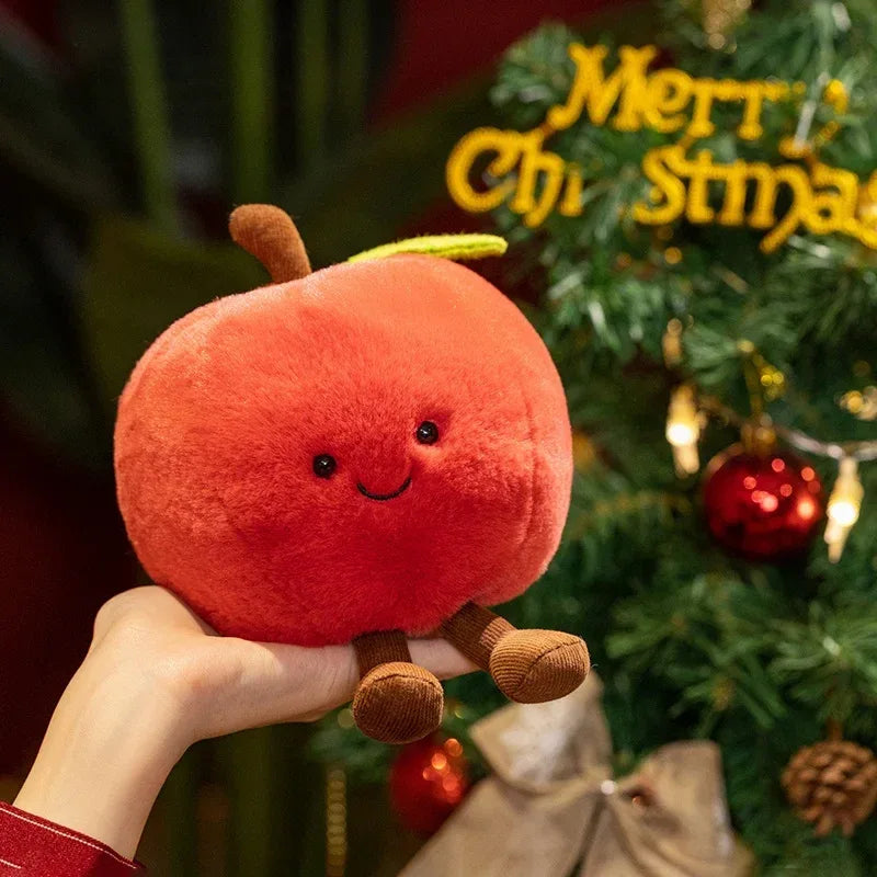 Adorable Christmas Plush Toy Set Soft Apple Doll For Kids - ToylandEU