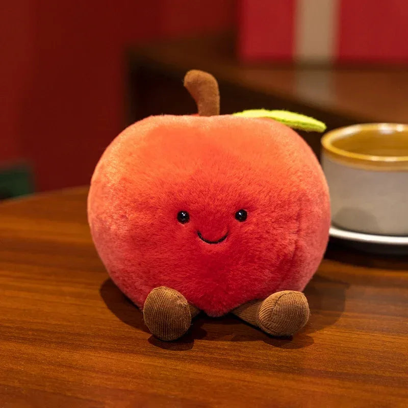 Adorable Christmas Plush Toy Set Soft Apple Doll For Kids - ToylandEU