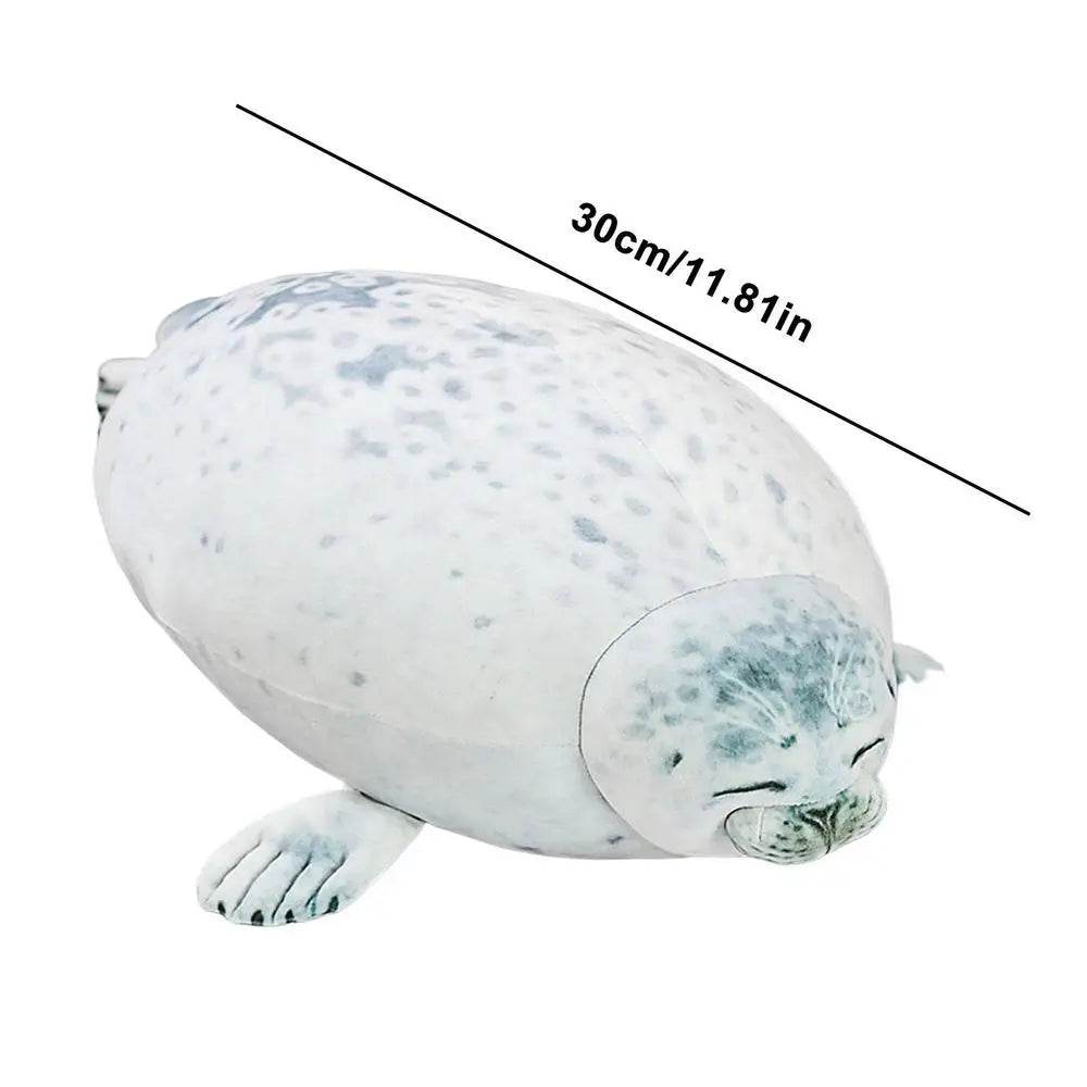 Adorable Chubby Seal Plush Pillow – Cute Sea Lion Cushion for Kids - ToylandEU