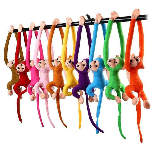 Adorable Colorful Long-Arm Monkey Plush Toy - Perfect Gift for Kids! - ToylandEU