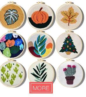 Adorable Corgi Punch Needle Embroidery Kit for Beginners - Cartoon Yarn Art Set for Home Decoration - ToylandEU