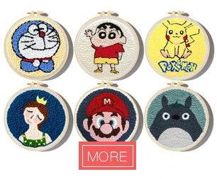 Adorable Corgi Punch Needle Embroidery Kit for Beginners - Cartoon Yarn Art Set for Home Decoration - ToylandEU