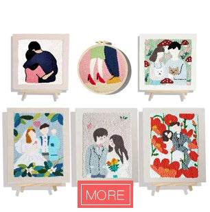 Adorable Corgi Punch Needle Embroidery Kit for Beginners - Cartoon Yarn Art Set for Home Decoration - ToylandEU