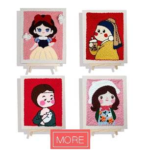 Adorable Corgi Punch Needle Embroidery Kit for Beginners - Cartoon Yarn Art Set for Home Decoration - ToylandEU