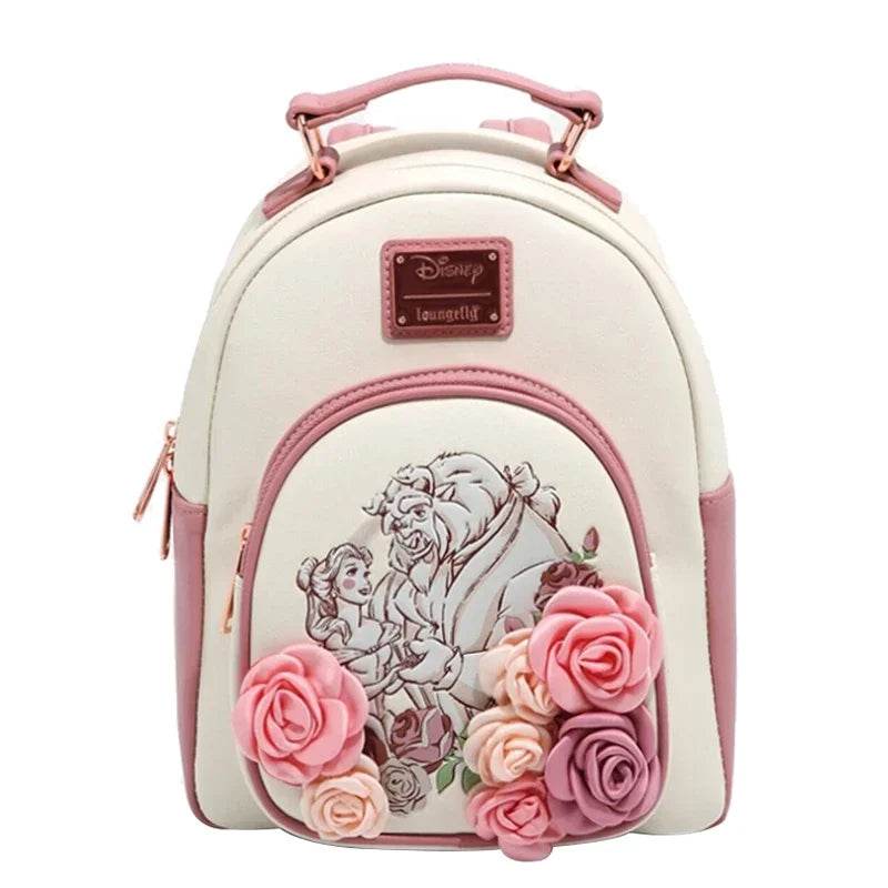 Adorable Cosplay Mini Backpack Purse Featuring Cogsworth Lumiere Chip From Beauty And The Beast For Fans And Collectors - ToylandEU