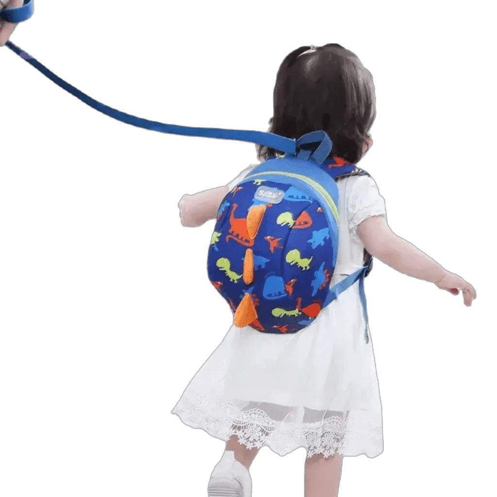  Adorable Dinosaur Toddler Backpack with Safety Harness & Lunch Bag -  ToylandEU™