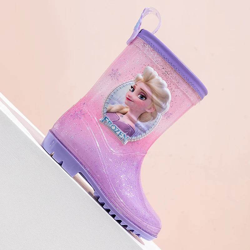 Adorable Disney Rain Boots Elsa Waterproof Non Slip Girls - ToylandEU
