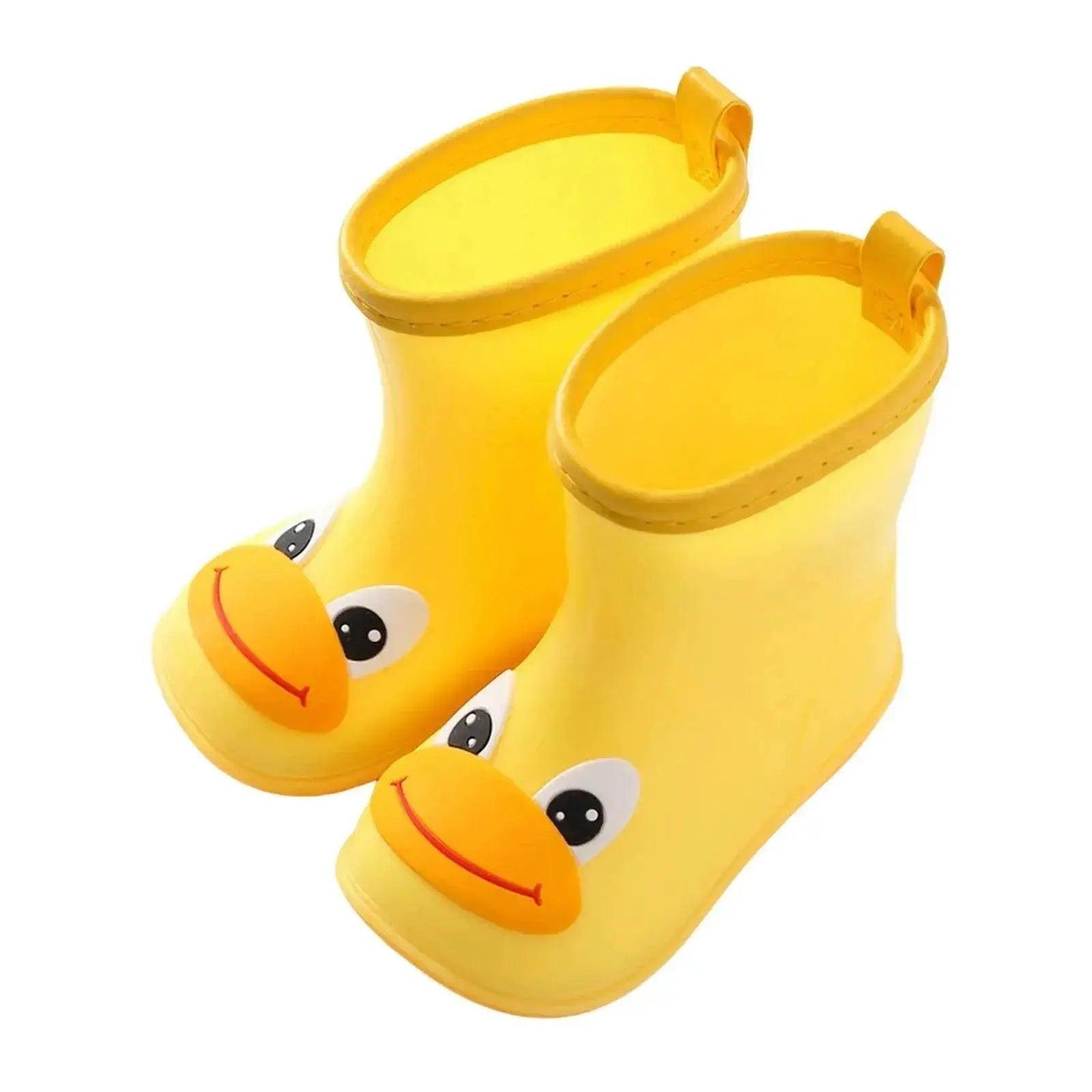  Adorable Duck-Themed Waterproof Rain Boots for Kids - PVC Rubber Slip-On Shoes for Boys and Girls -  ToylandEU™