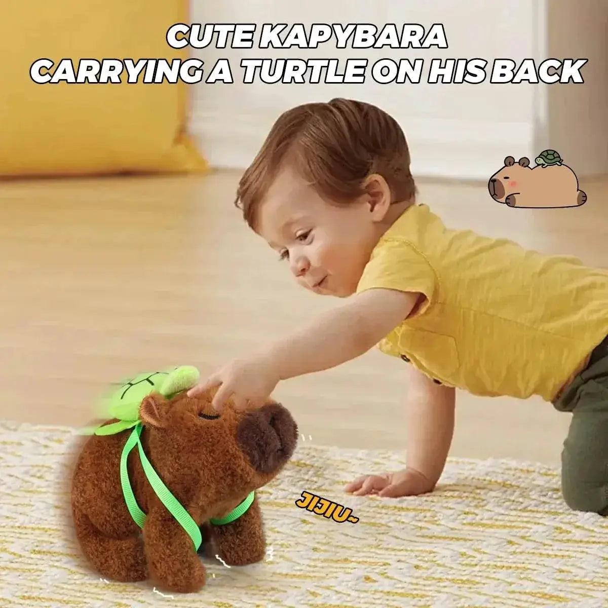  Adorable Electronic Plush Capybara Toy with Sound for Kids -  ToylandEU™