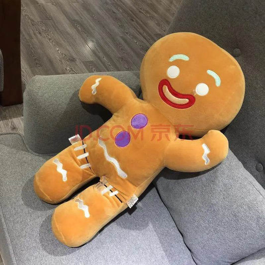 Adorable Gingerbread Man Plush Toy - Baby Comfort Doll & Pillow - ToylandEU