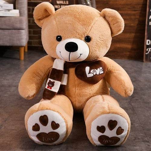 Adorable High-Quality Colorful Teddy Bears with Stylish Scarves - ToylandEU