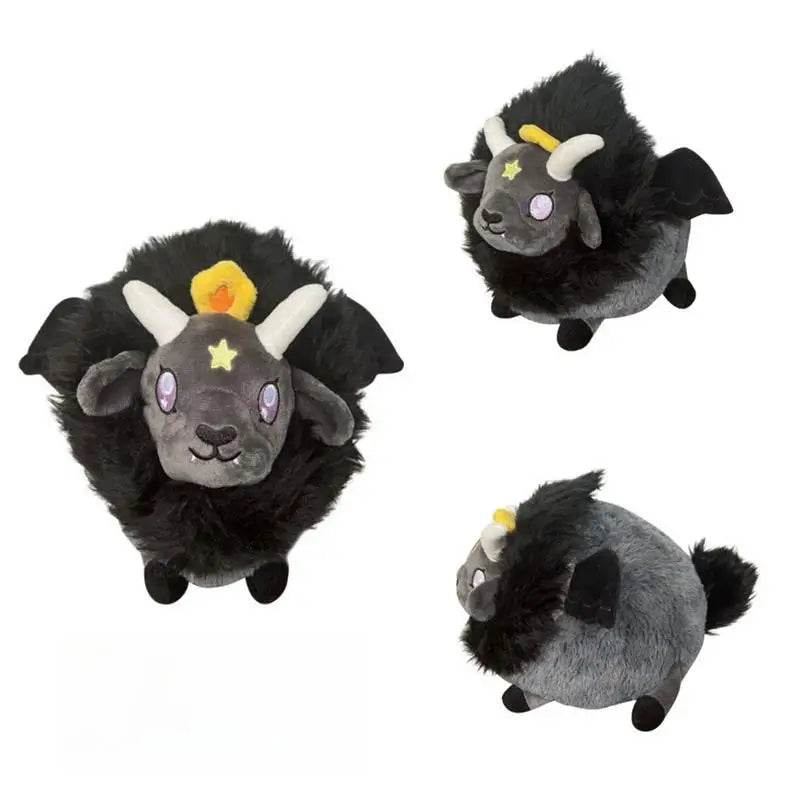 Adorable Kawaii Baphomet Plush Sheep Pillow with Wings for Cozy Decor - ToylandEU