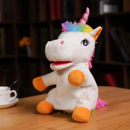 Adorable Kawaii Plush Hand Puppet - Donkey, Bunny & Unicorn Combo - ToylandEU